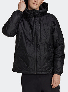 Adidas/阿迪达斯正品三叶草DOWN QUILT PUFF男子运动羽绒服H13586