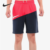 耐克正品 男裤 运动拼接跑步五分裤 Nike 短裤 BV5310
