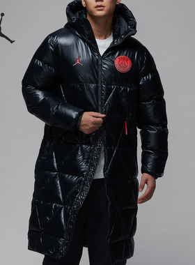 Nike/耐克正品大巴黎系列男士长款连帽保暖棉服FV7743-045