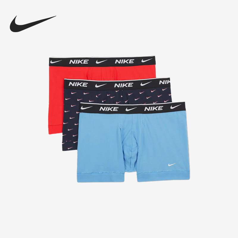 Nike/耐克官方正品DRI-FIT男子新款三条装运动平角内裤DV3967-939-封面