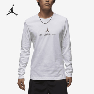 Nike/耐克正品Air Jordan男子休闲透气运动长袖T恤DV8447-100