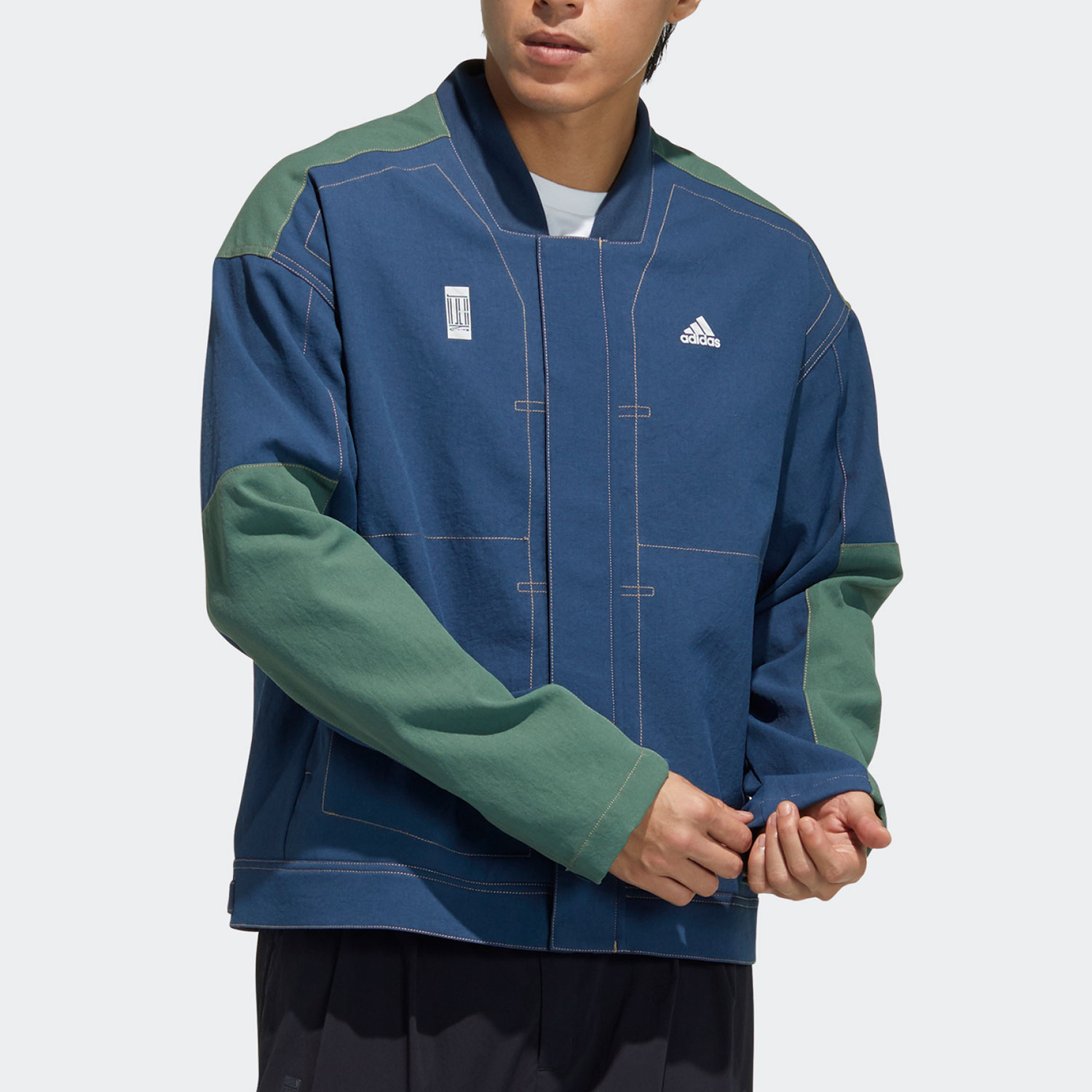 阿迪达斯男子武极系列牛仔夹克