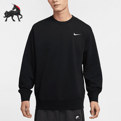 Nike/耐克正品TEAM CLUB男士宽松保暖休闲圆领卫衣IB8825-010