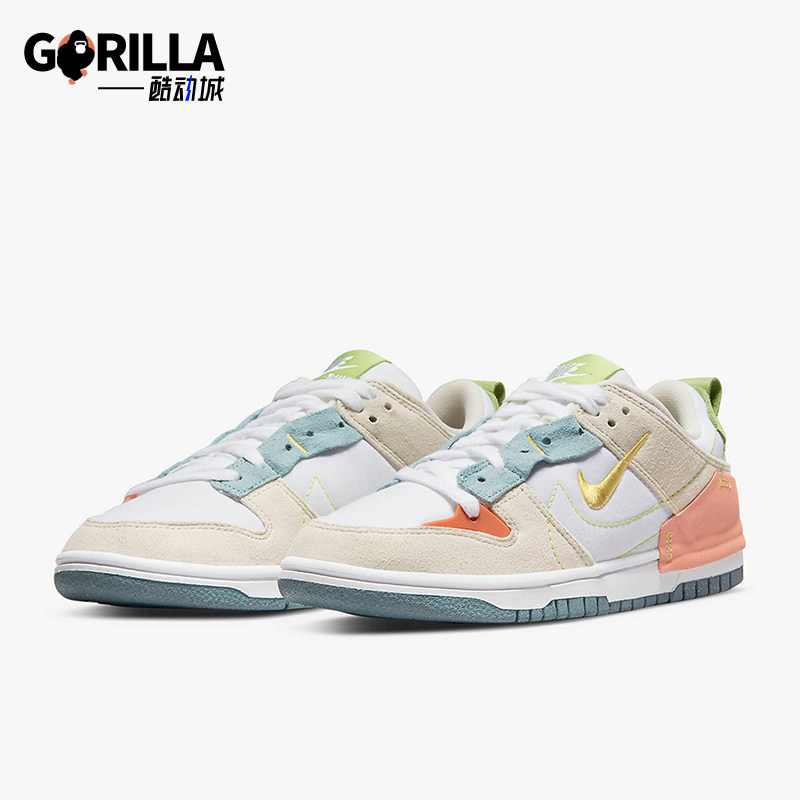 Nike/耐克正品Dunk 2女士休闲轻便拼接运动低帮板鞋DV3457-100