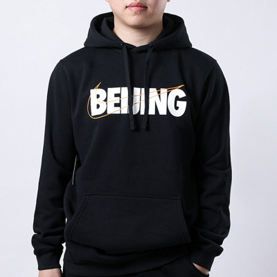 Nike/耐克正品BEIJING印花抽绳复古风卫衣经典新款卫衣CU1622-010