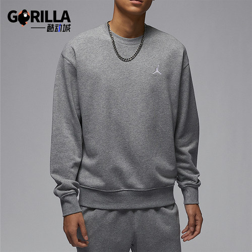 Nike/耐克正品Jordan男士针织宽松经典圆领卫衣FV7296-091