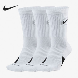 男子透气篮球训练运动中筒袜三双装 DA2123 耐克官方正品 Nike 100