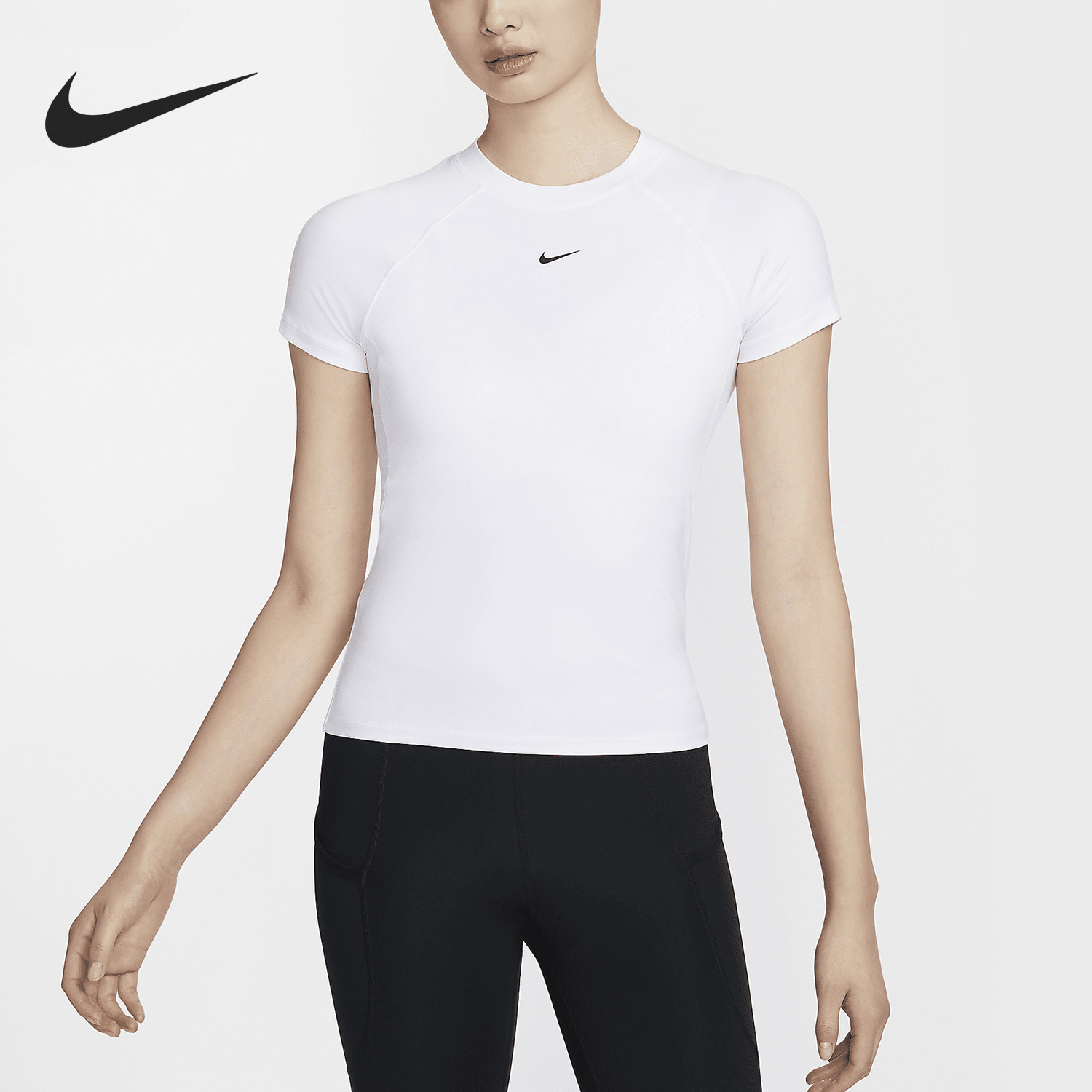 Nike/耐克官方正品当季新款女士简约圆领透气运动短袖FV7843-100,运动服/休闲服装,运动T恤,淘宝优惠券,粉丝福利购,淘宝优惠卷