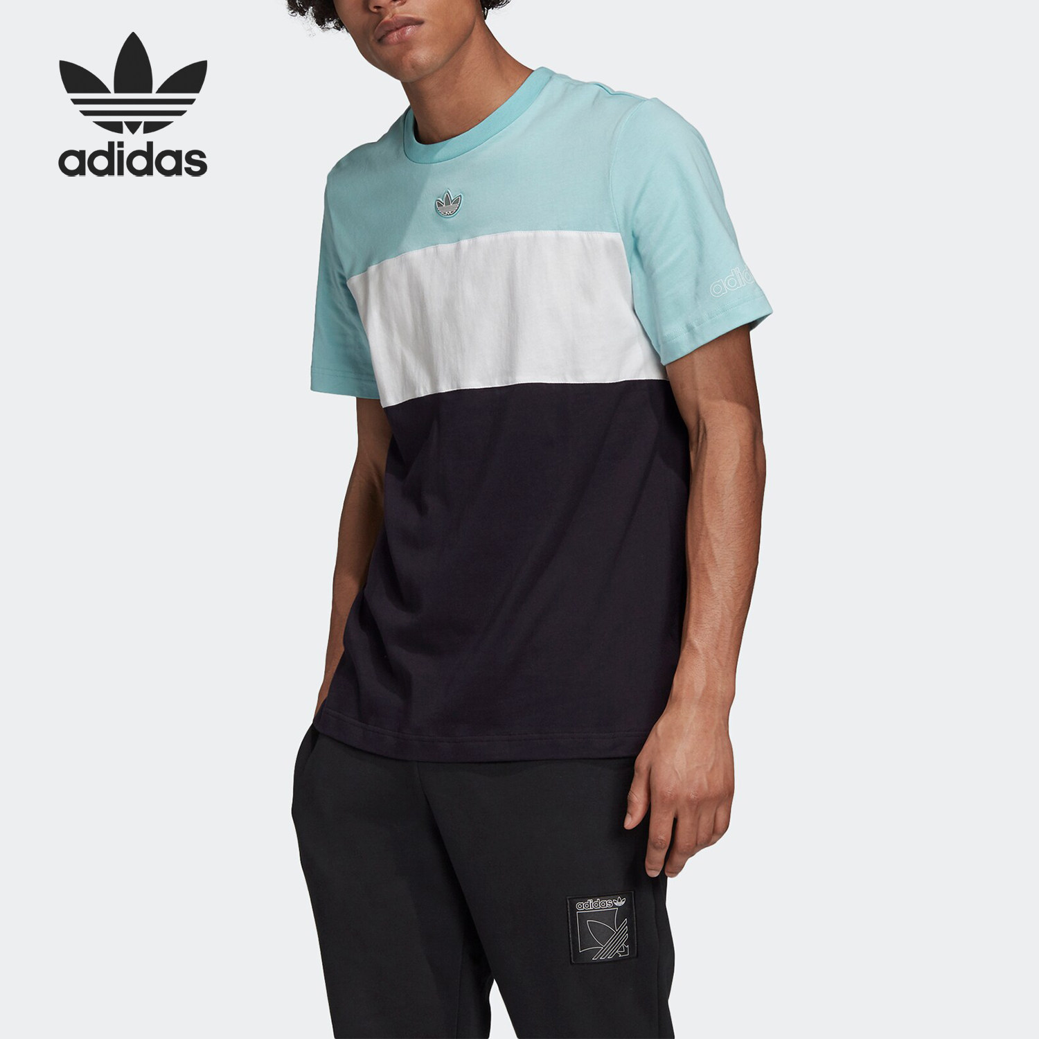 Adidas/阿迪达斯正品三叶草男子秋季新款运动短袖休闲T恤GD5786,运动服/休闲服装,运动T恤,淘宝优惠券,粉丝福利购,淘宝优惠卷