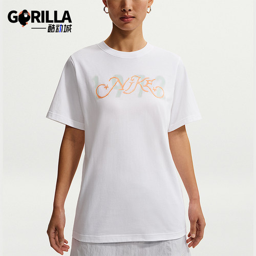 Nike/耐克正品Sportswear女士简约宽松经典日常透气T恤IR7559-100