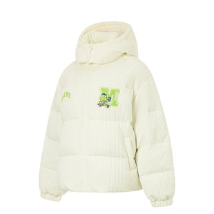 Lining/李宁冬季女子x 怪兽大学联名保暖羽绒服AYMT108