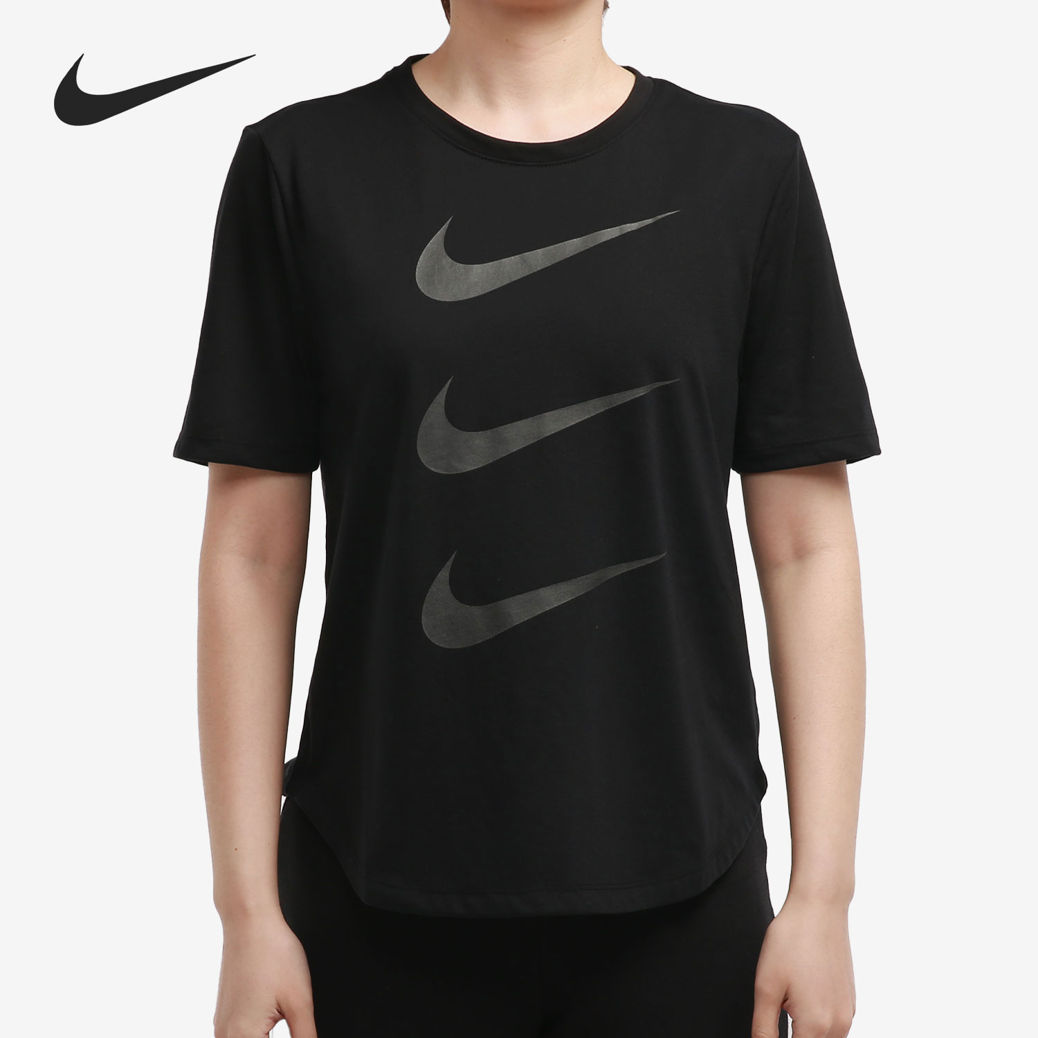Nike/耐克正品夏季新款女子圆领透气运动短袖T恤 DC4324-010