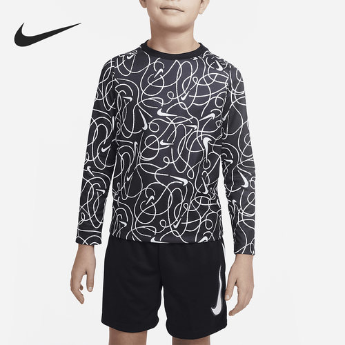 Nike/耐克正品春季新款儿童时尚休闲运动圆领卫衣 DX5363-010