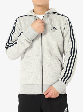 Adidas/阿迪达斯正品春秋新款运动服连帽休闲针织夹克S98788