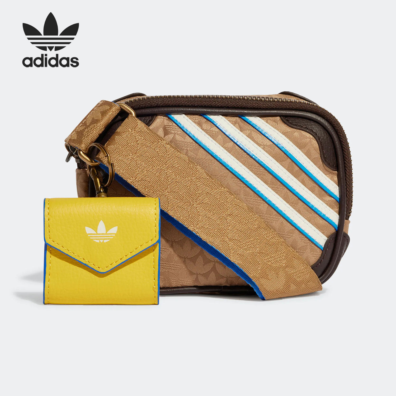 Adidas/阿迪达斯正品三叶草男女运动时尚便携单肩背包H49621
