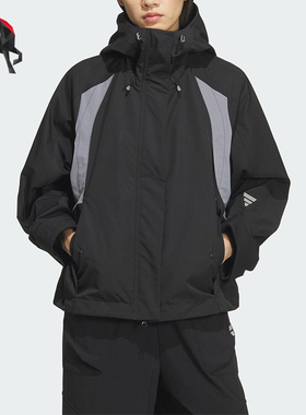 Adidas/阿迪达斯正品FUTURE STYLE女士连帽保暖梭织外套KS0065