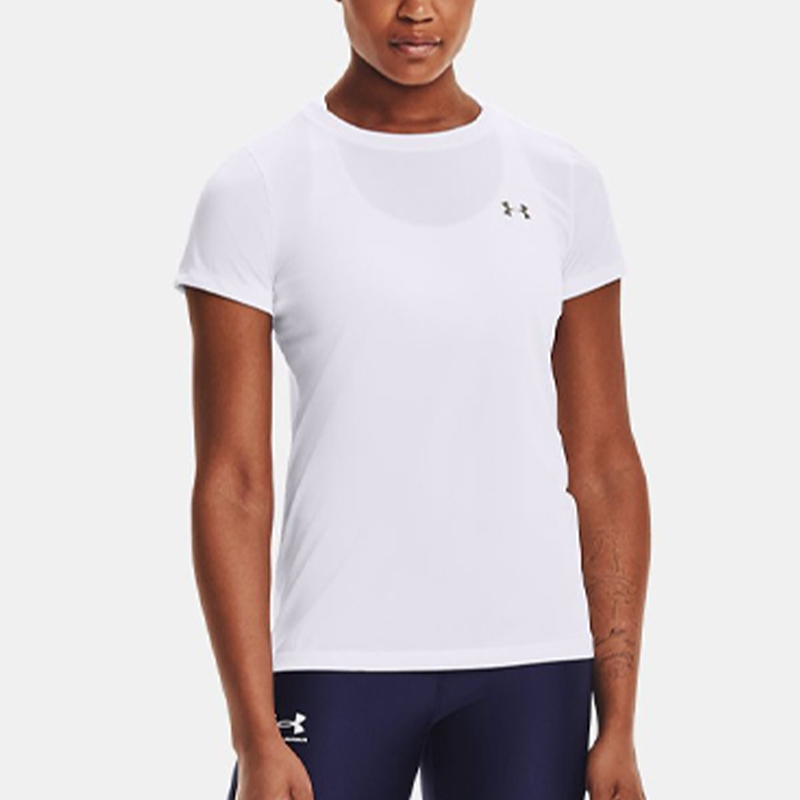 UA/安德玛正品休闲女士运动经典时尚吸湿排汗短袖T恤1277207-100