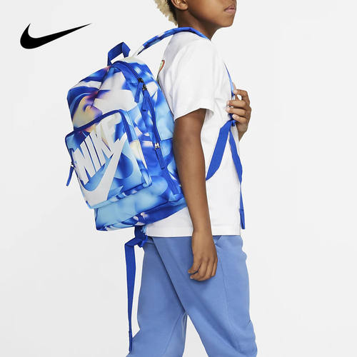 Nike/耐克正品春秋新款CLASSIC 儿童书包印花运动双肩包BA6189