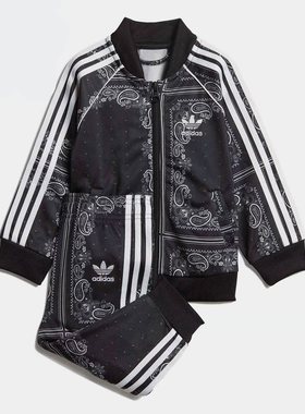 Adidas/阿迪达斯正品三叶草 BANDANA GIFTSET 婴童运动套装DV2817