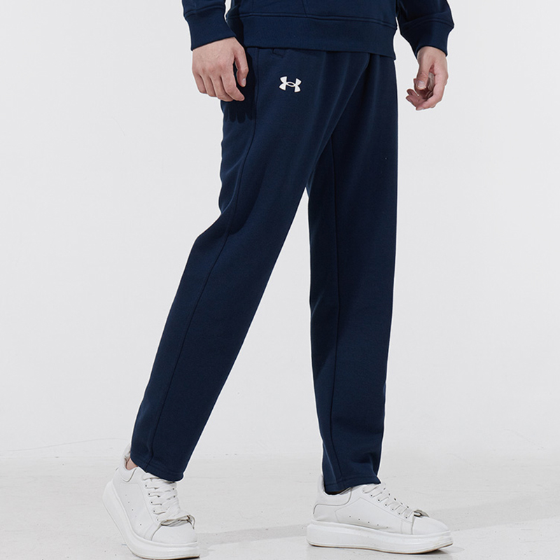 UA/安德玛正品运动男士经典户外跑步直筒针织长裤21600703-408
