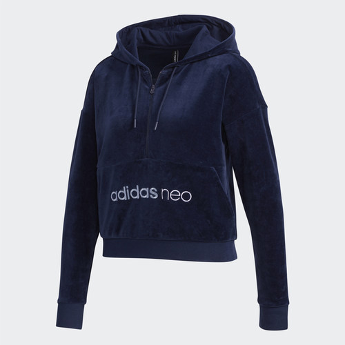 Adidas/阿迪达斯连帽套头衫女