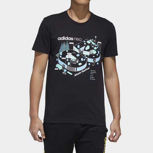Adidas/阿迪达斯正品男子运动休闲短袖T恤FP7300 FP7296 GL1194