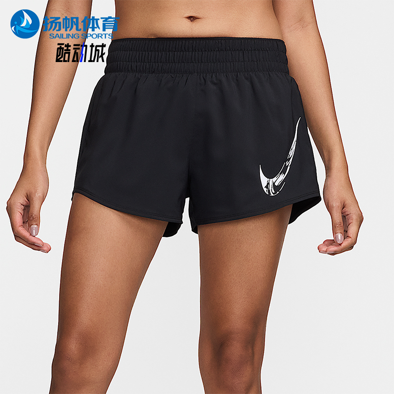 Nike/耐克正品Dri-FIT女士运动跑步训练经典透气短裤FV6365-010