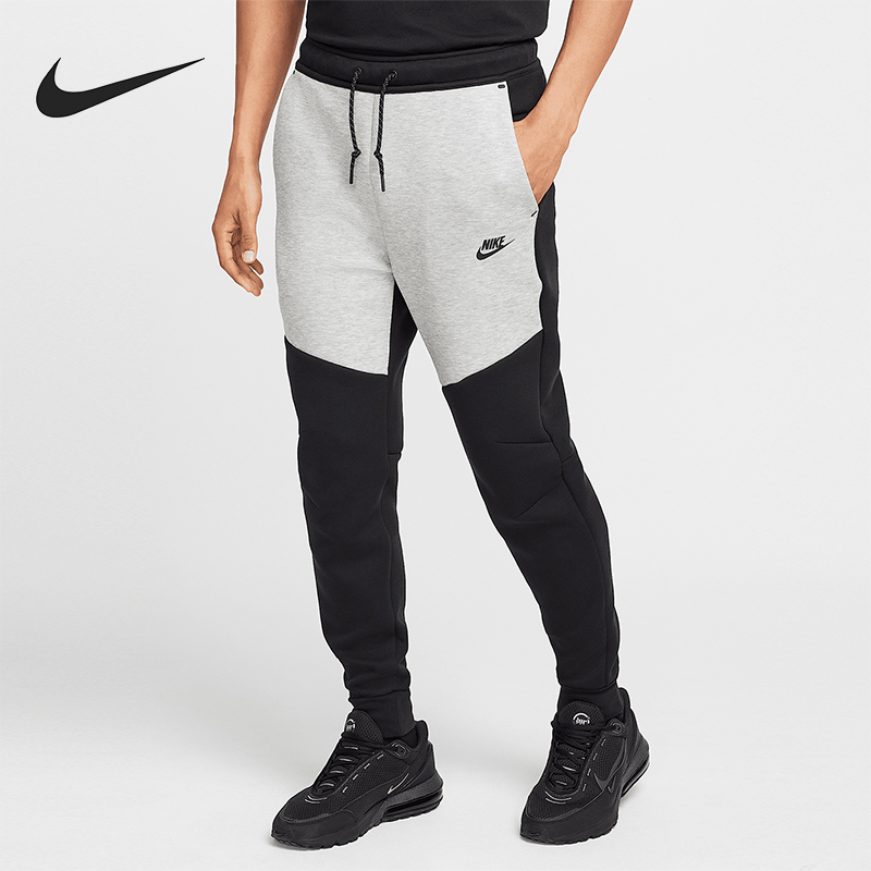 Nike/耐克正品Tech Fleece男士束脚拼接运动休闲长裤HV0959-011