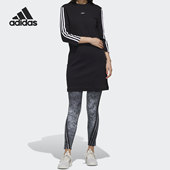 运动连衣裙 Adidas 女子圆领长袖 新款 FM6136 阿迪达斯正品