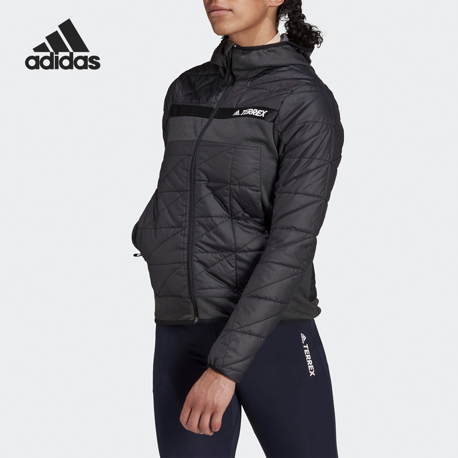 Adidas/阿迪达斯正品冬季女子户外运动连帽棉服夹克GU8925,运动服/休闲服装,运动羽绒服,淘宝优惠券,粉丝福利购,淘宝优惠卷