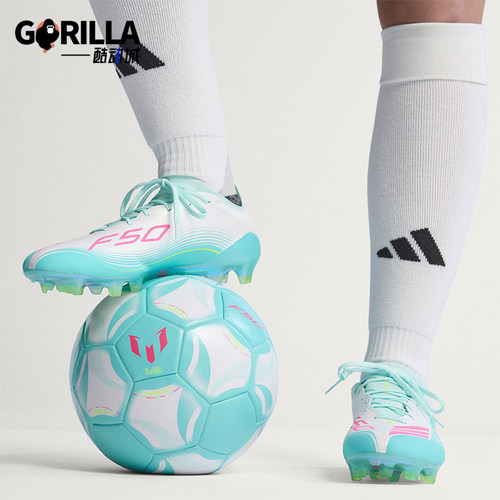 Adidas/阿迪达斯正品梅西系列男女低帮训练经典长钉足球鞋JQ0927
