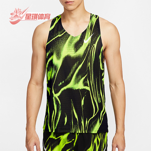 耐克正品 运动透气跑步背心T恤HV2644 Dri ADV男士 702 FIT Nike