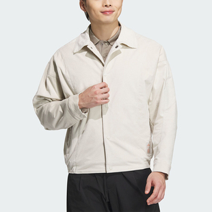 Adidas/阿迪达斯正品新款男士灯芯绒运动休闲翻领外套JI8722