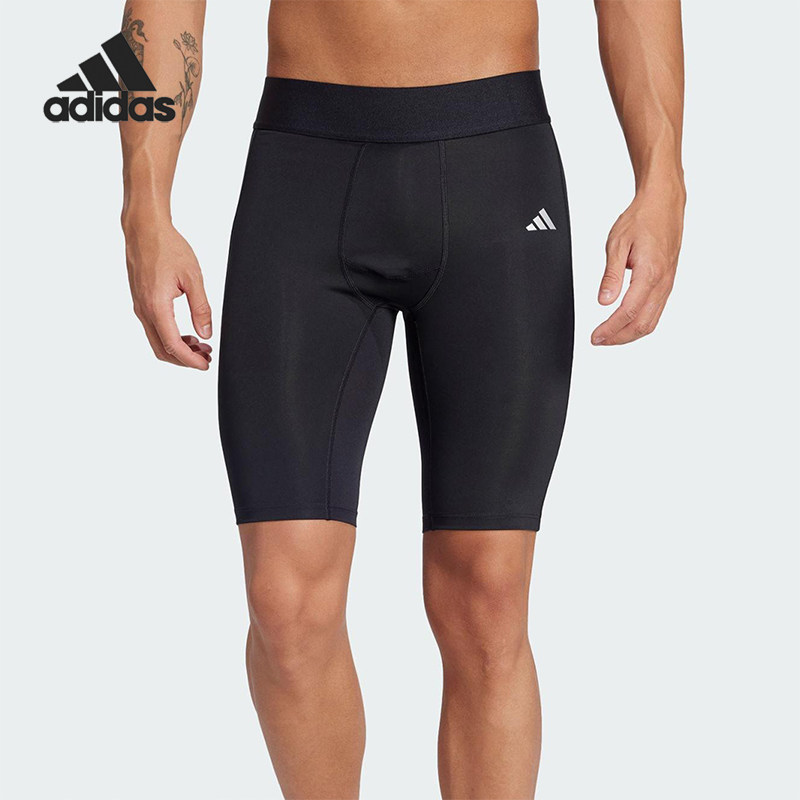 Adidas/阿迪达斯正品2025男士透气足球紧身训练休闲短裤JP1477