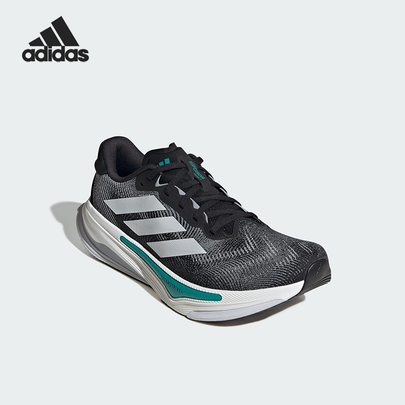 Adidas/阿迪达斯正品2025男士低帮缓震耐磨体侧运动跑步鞋JS1887