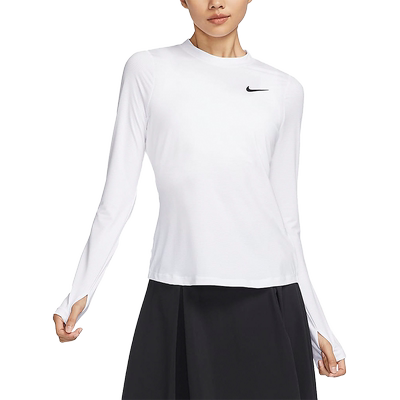 耐克女士长袖印花高尔夫上衣