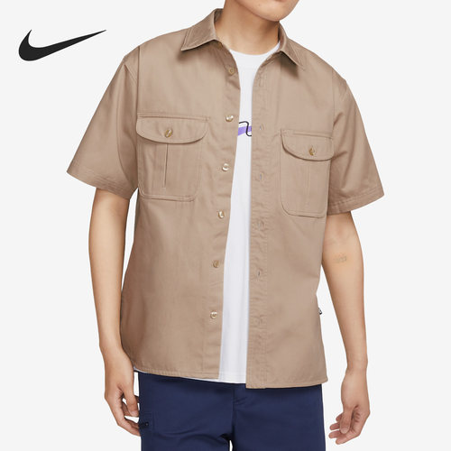 耐克正品男子运动短袖衬衫