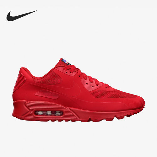 Nike耐克正品Air Max 90 Hyperfuse男款低帮跑步鞋613841-660