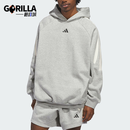 Adidas/阿迪达斯正品BasketbalBasketbalFLEC经典连帽卫衣KB7540