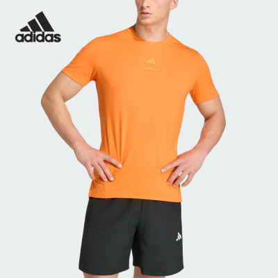 Adidas/阿迪达斯正品M G T LES MILLS男士经典运动修身T恤KS5909