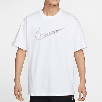 Nike/耐克正品Sportswear男士针织经典透气印花短袖T恤HJ0747-100