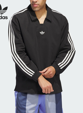 Adidas/阿迪达斯正品三叶草男女宽松休闲耐穿户外长袖IY7379