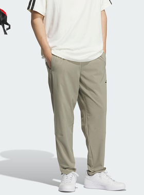 Adidas/阿迪达斯正品2025男士透气户外收腿运动休闲长裤KC6981