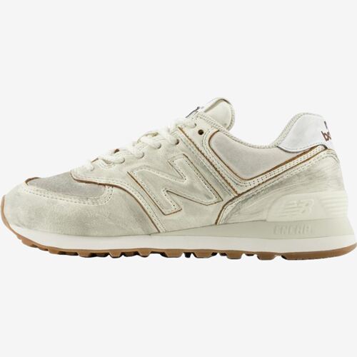 New Balance新百伦正品女款脏脏鞋薄底经典中帮生活休闲鞋W574HF