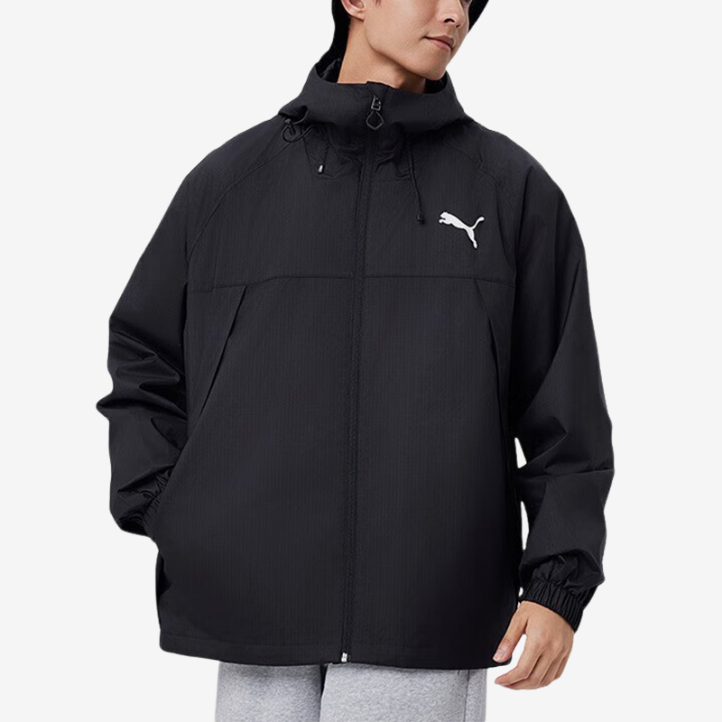 彪马男女连帽梭织户外机能外套