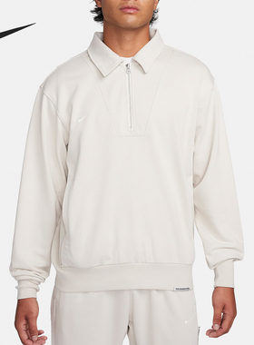 Nike/耐克官方正品 Dri-FIT 男士半拉链足球翻领上衣FB6807-104