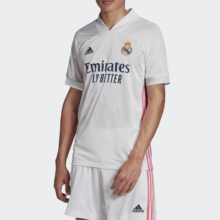 球衣T恤 Adidas FM4735 主客场球迷版 21赛季 阿迪达斯正品 皇马20