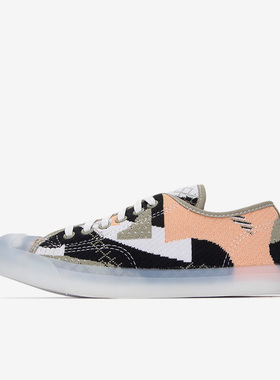 Converse匡威正品帆布鞋男女开口笑拼接低帮时尚休闲板鞋570577C