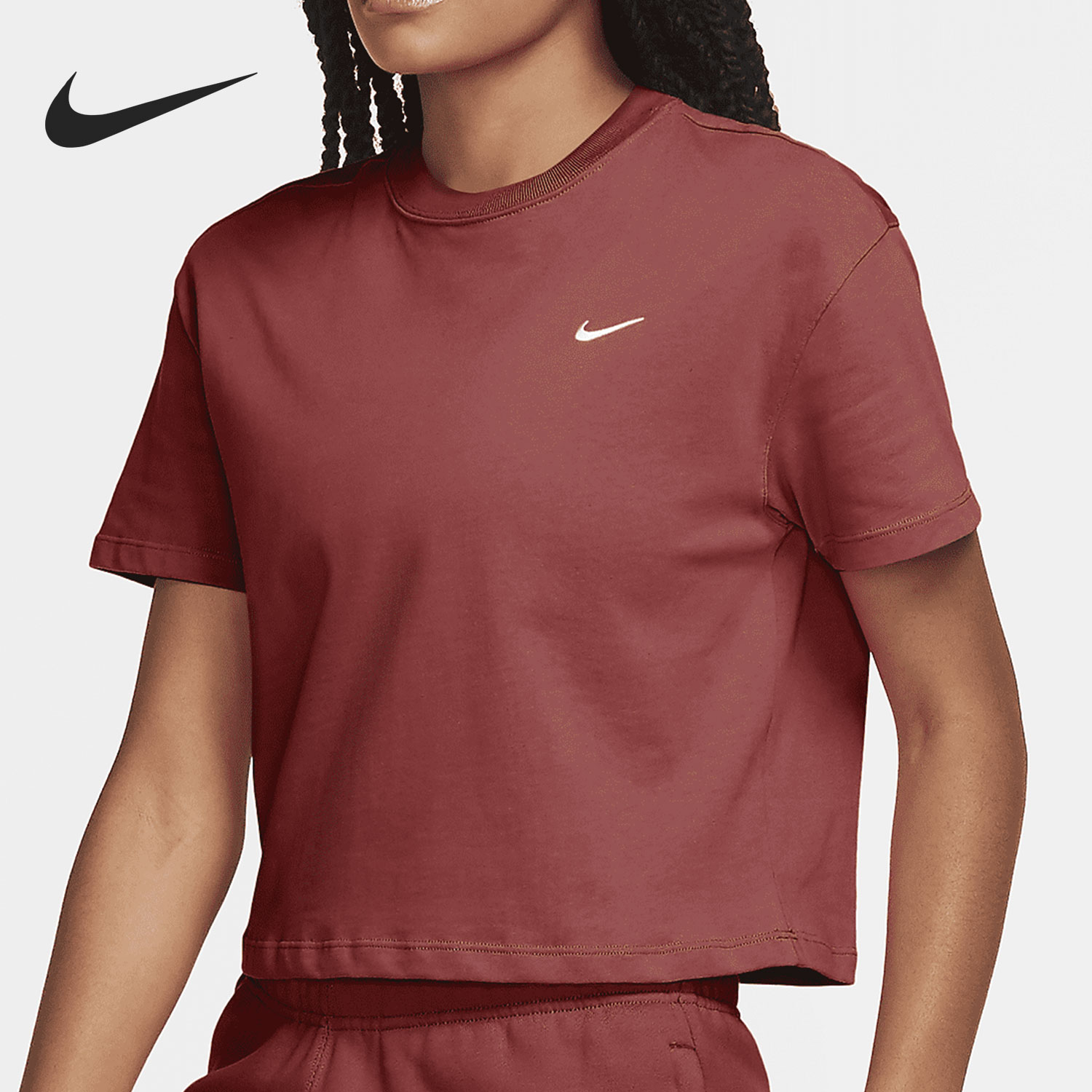 Nike/耐克正品当季新款女子休闲运动圆领短袖 DA0324-661