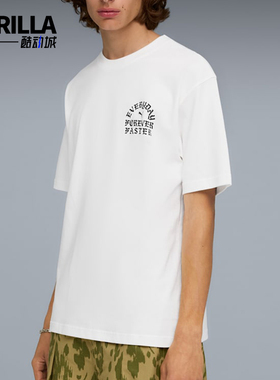 Puma/彪马正品PUMANOWTe新款男白色街头经典休闲短袖T恤634746-02